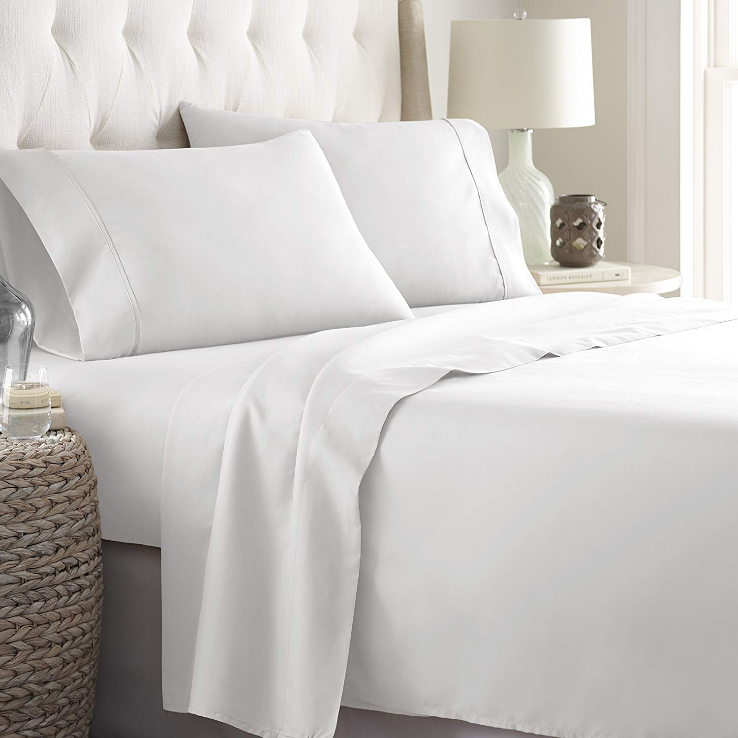 Wholesale Luxury Hotel Collection Cotton Polyester Bed Sheet Duvet Comforter Bedding Set In